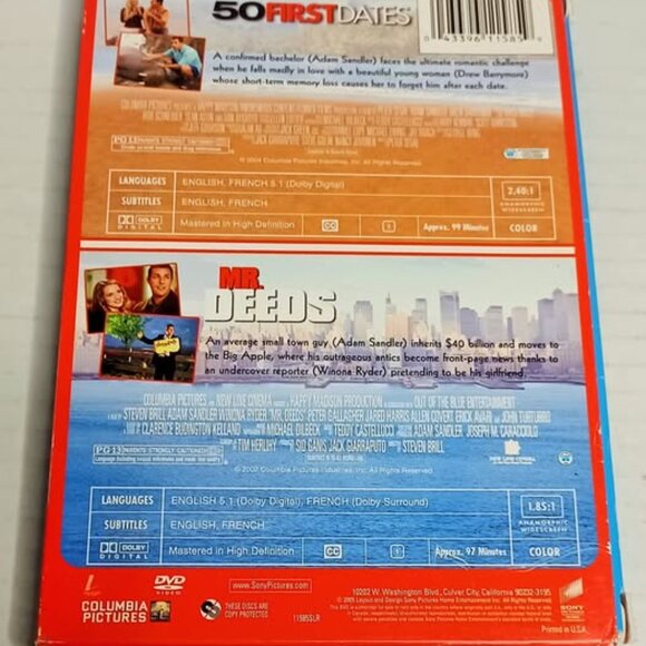 Double Feature 50 First Dates and Mr. Deeds DVD - Picture 2 of 7